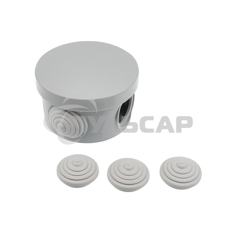 Коробка распаячная ОУ, Ø 65х40 мм, IP54 (УПр 65/40.1.3) Rexant