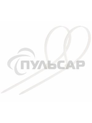 Хомут-стяжка кабельная нейлоновая Rexant 400 x7,6 мм, белая, упаковка 100 шт.