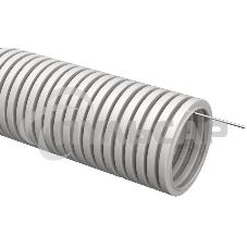 Труба гофрированная ПВХ d16мм с зондом сер. (уп.10м) ИЭК CTG20-16-K41-010I