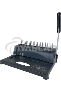 Переплетчик ГЕЛЕОС БП-12 на пластиковую пружину, А4, ручная перфорация 12 листов, переплет макс до 500 л., глубина перфорации 3,5-5,5 мм