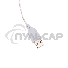 Тайские фонарики Neon-night Перламутр 5м, 25 LED, прозрачный ПВХ, цвет свечения теплый белый, питание USB