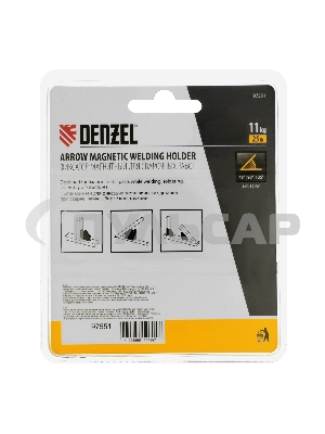 Фиксатор магнитный для сварочных работ усилие 25 LB Denzel