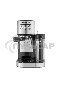 Кофеварка рожковая Maunfeld MF-720S PRO нержавеющая сталь, исп. кофе - молотый/чалды, 1.2 л, 1470 Вт, 15 бар