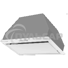 Вытяжка встраиваемая Kuppersberg Intro 60 White белый, 60 см, 1500 куб. м/ч, 43 дБ