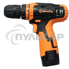 Дрель-шуруповерт Вихрь ДА-12Л-2к 72/14/7, Аккумуляторная, 12В, 2 АКБ, Кейс