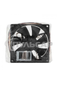 Вентилятор для корпуса Gembird FANCASE2 черный, 90 мм, 2500 об/мин, 26 дБ, 3 pin