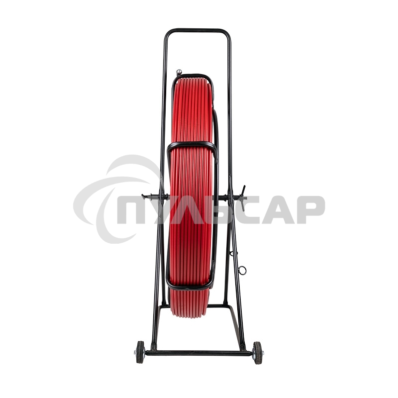 Протяжка кабельная (УЗК в тележке), стеклопруток d=11,0 мм, 50 м красная