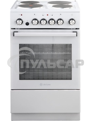 Плита электрическая De Luxe 5004.16э 012 серый, конфорок 4 шт, духовка 46 л, гриль, 50 см x 85 см x 50 см