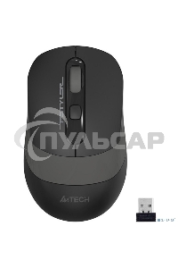 Мышь беспроводная A4Tech Fstyler FG10 черный/серый, 2000 dpi, радиоканал, USB, кнопки - 4