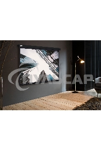 Экран Cactus 124.5x221см Wallscreen CS-PSW-124X221-BK 16:9 настенно-потолочный рулонный черный