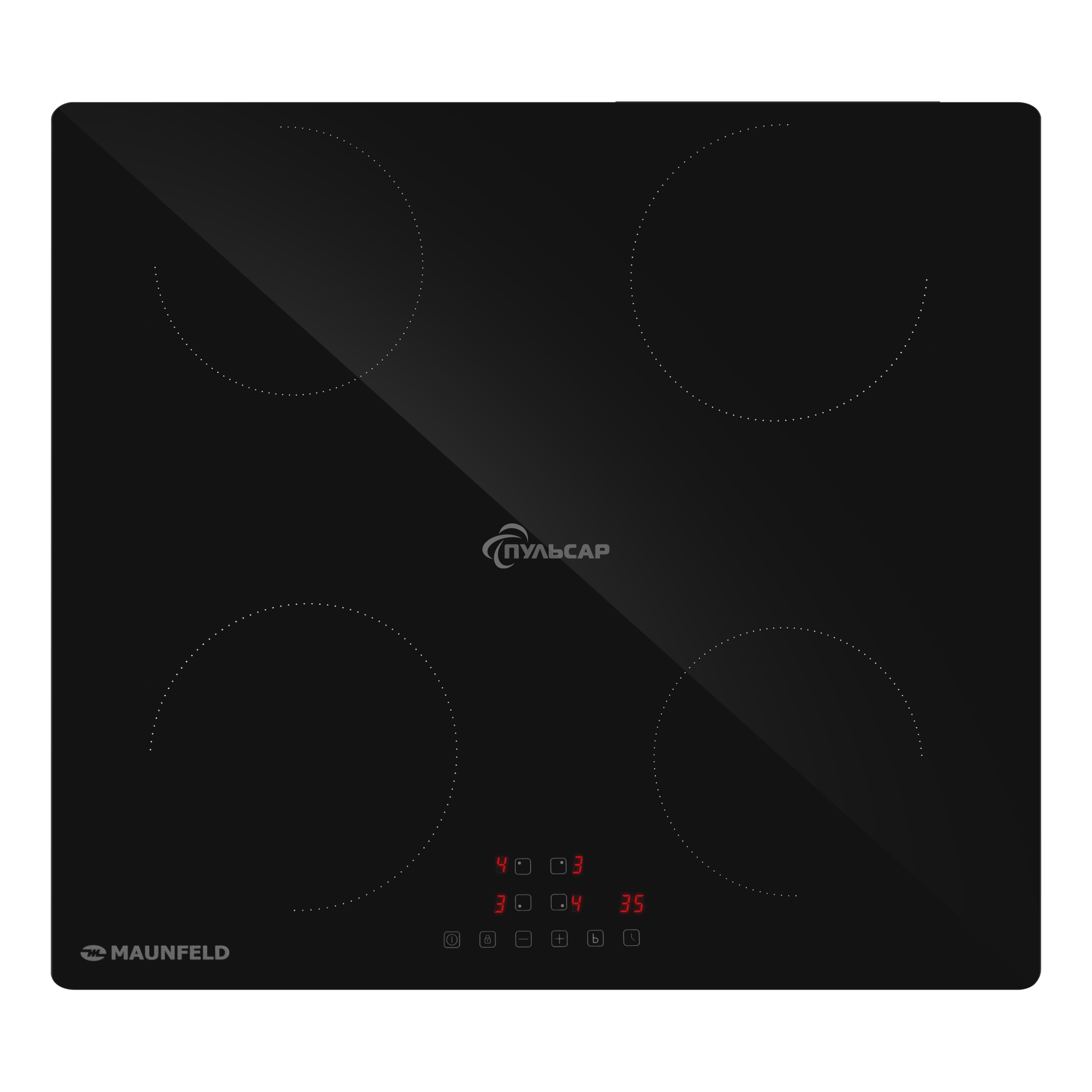 Индукционная варочная панель Maunfeld AVI594BK 7200 Вт, черный