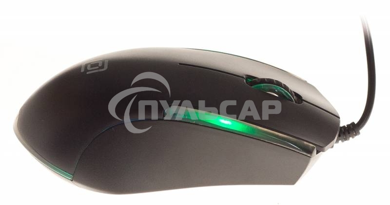 Мышь проводная Oklick 245M черный, 1000 dpi, USB, кнопки - 3