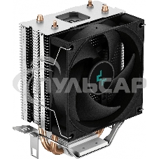 Кулер для процессора DEEPCOOL AG200 черный, 92 мм, алюминий/медь, 3050 об/мин, 30.5 дБ, 4 pin, 100 Вт, 133 мм