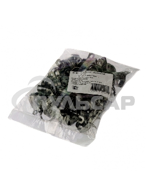 Скоба металлическая двухлапковая 21(СМД) 100шт., Россия Сибртех