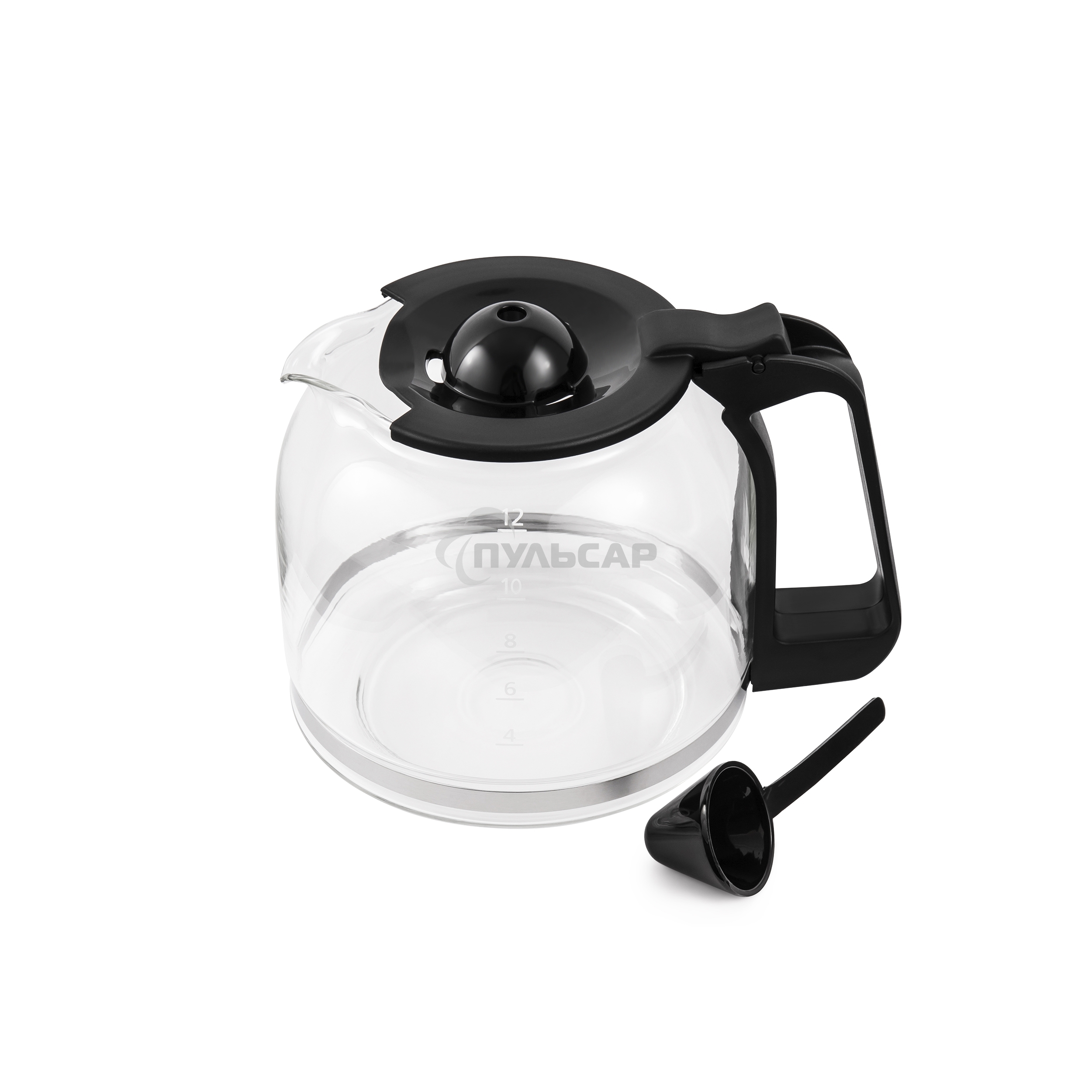 Кофеварка капельная Maunfeld MF-722S серебристый/черный, исп. кофе - молотый, 1.5 л, 900 Вт.