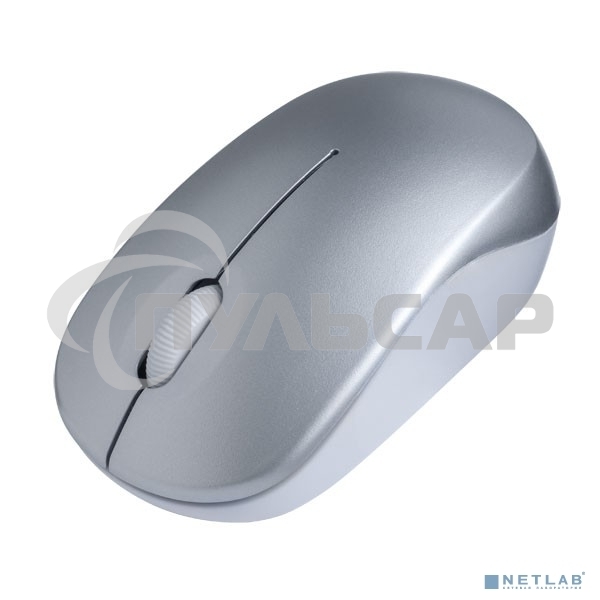 Мышь беспроводная Perfeo SKY серебристый, 1200 dpi, радиоканал, USB, кнопки - 3