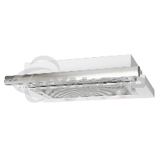 Вытяжка встраиваемая Elikor Интегра 50П-400-В2Л белый/нержавеющая сталь, 50 см, 400 куб. м/ч, 57 дБ