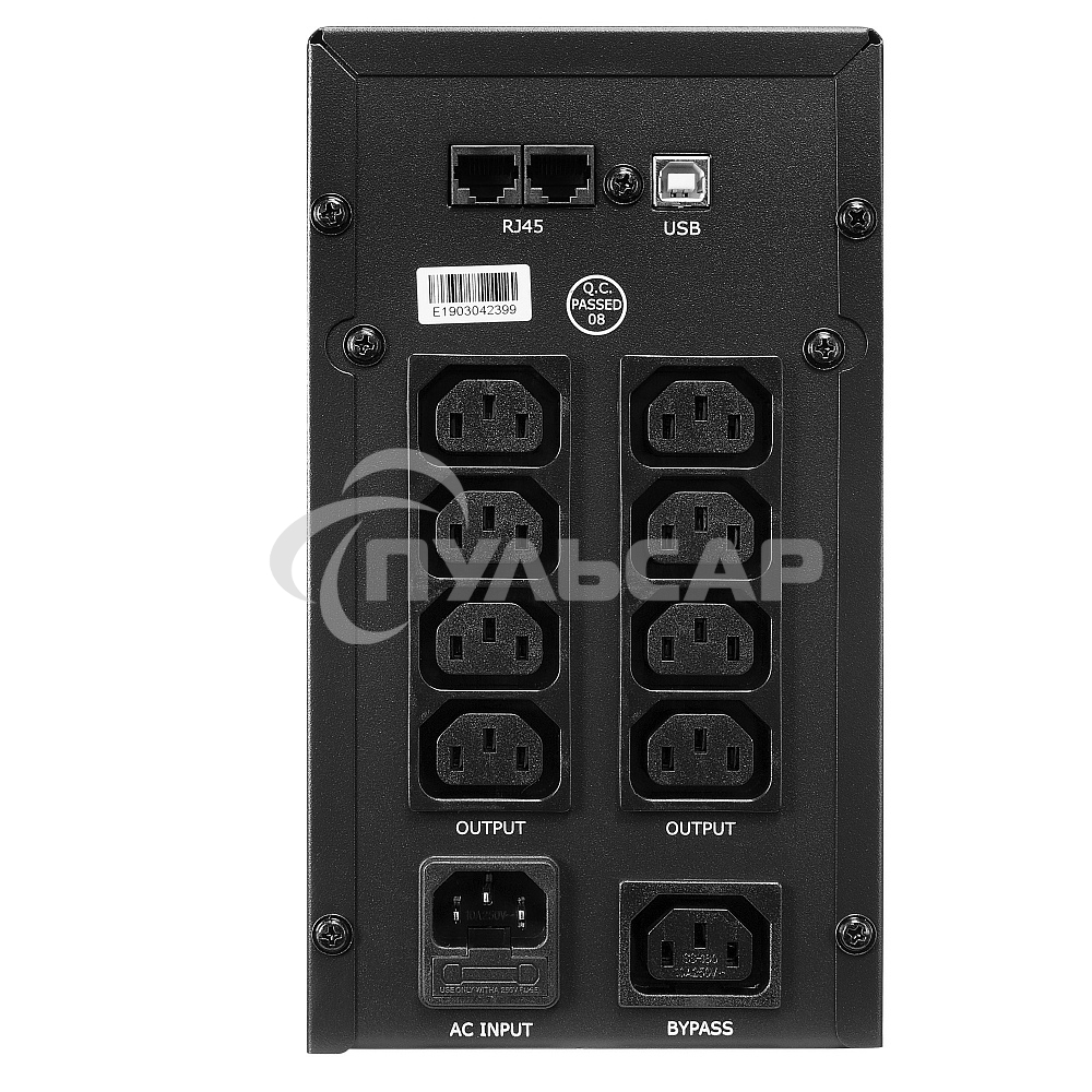 Источник бесперебойного питания CROWN Line Intractive CMU-SP1200IEC LCD USB 1200VA\720W, корпус металл, 2x12V/9AH, розетки 8*IEC, трансформатор AVR 140-290V, LCD-дисплей, cъемный кабель 1.2 м, порт RJ11/45, порт USB, защита: от перегрузки, от КЗ, от скачк