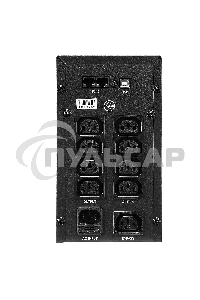Источник бесперебойного питания CROWN Line Intractive CMU-SP1200IEC LCD USB 1200VA\720W, корпус металл, 2x12V/9AH, розетки 8*IEC, трансформатор AVR 140-290V, LCD-дисплей, cъемный кабель 1.2 м, порт RJ11/45, порт USB, защита: от перегрузки, от КЗ, от скачк