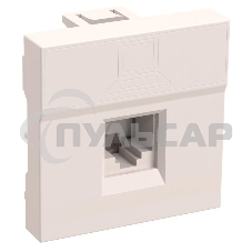 Розетка информационная РКИ-20-00-П RJ-45 UTP кат.5e (на 2 модуля) ПРАЙМЕР белая IEK