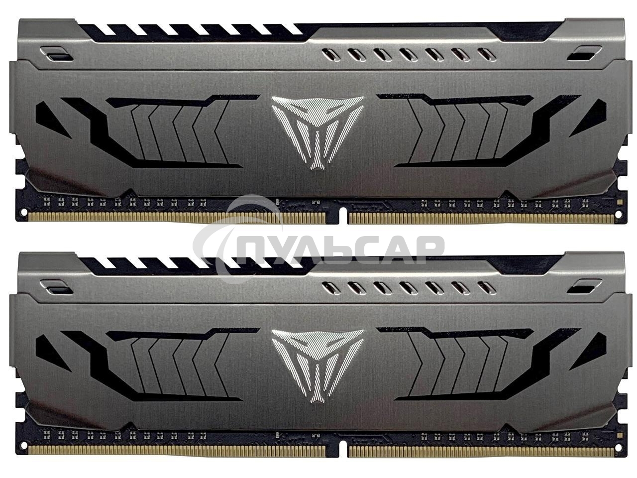 Оперативная память Patriot Viper Steel, DDR4, 16Gb (2x8 Gb), 3600 MHz, CL18, DIMM, радиатор, черный