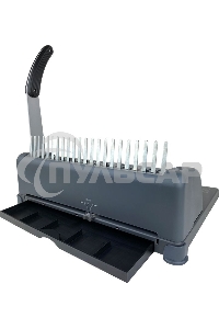 Переплетчик ГЕЛЕОС БП-12 на пластиковую пружину, А4, ручная перфорация 12 листов, переплет макс до 500 л., глубина перфорации 3,5-5,5 мм