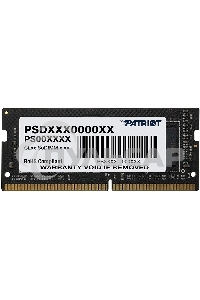 Оперативная память Patriot Signature, DDR4, 8Gb (1x8 Gb), 3200 MHz, CL22, SO-DIMM