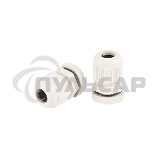 Кабельный ввод PG-9 (4-8мм) серый, комплект (3 шт/уп) Rexant