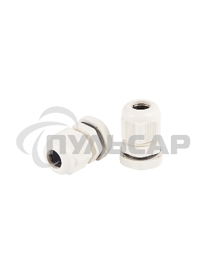 Кабельный ввод PG-9 (4-8мм) серый, комплект (3 шт/уп) Rexant