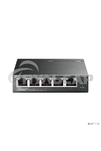 Коммутатор 5-Port 10/100Mbps Unmanaged Switch with 4-Port PoE, meta case, desktop mount, PoE budget 41W.