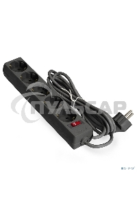 Сетевой фильтр ExeGate EX221188RUS SP-5-5B (5 розеток, 5м, евровилка, черный)