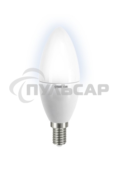Лампа cветодиодная Gauss LED Elementary Candle 6W E14 4100K LD 33126