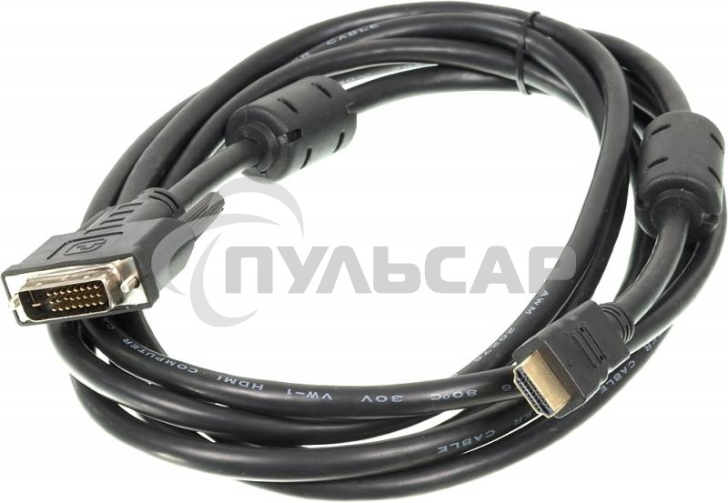 Кабель Ningbo DVI-D/HDMI 24M/19M 3m позолоченные контакты ферритовые кольца