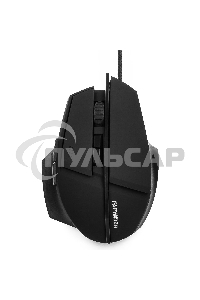 Мышь проводная Гарнизон GM-740G черный, 3200 dpi, USB, кнопки - 7