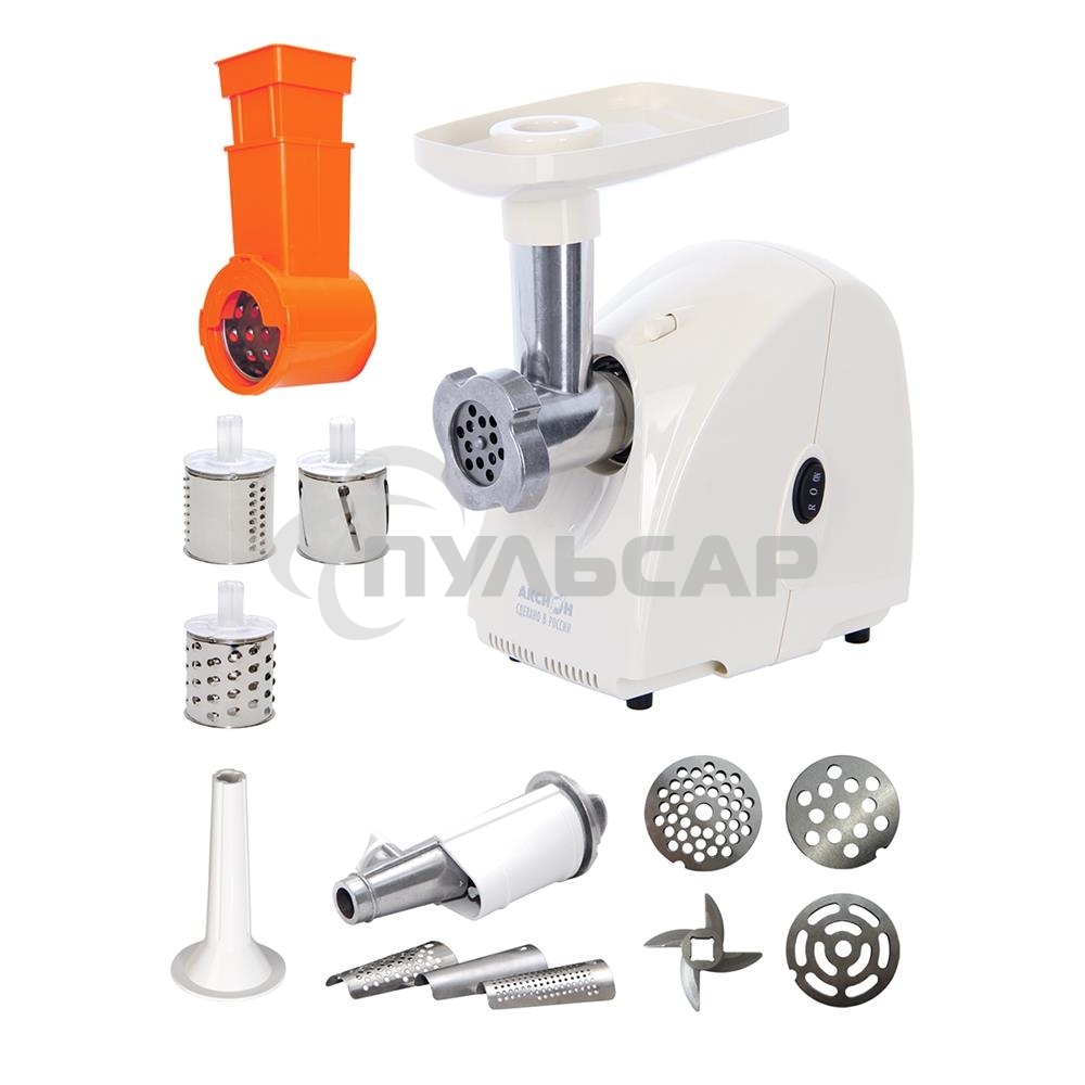 Мясорубка электрическая Аксион М31.02 1500Вт белый