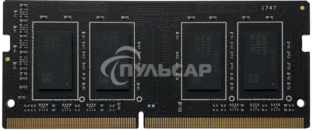 Оперативная память Patriot Signature, DDR4, 8Gb (1x8 Gb), 3200 MHz, CL22, SO-DIMM