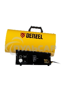 Газовая тепловая пушка GHG-15i, 15 кВт, цифровой термостат, пропан-бутан Denzel