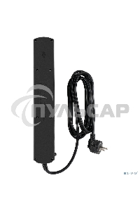 Сетевой фильтр Ippon BK-6-EU-3-10-B 3м (6 розеток) черный (коробка)