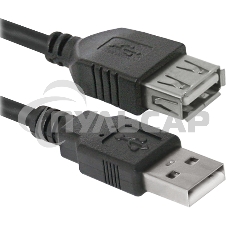 Кабель USB Defender USB02-17 USB2.0 AM-AF, 5.0м