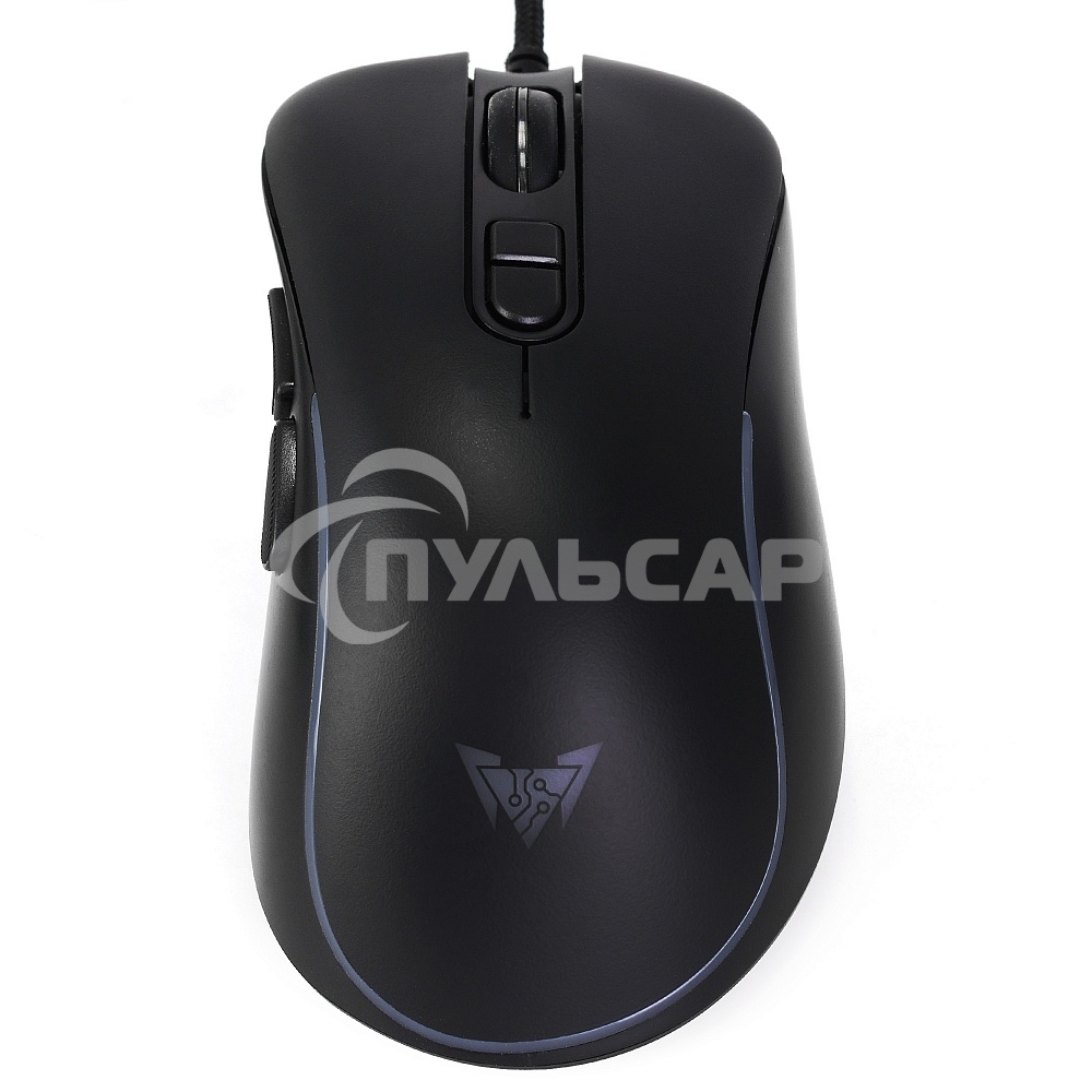 Мышь проводная Crown CMGM-902 черный, 7200 dpi, USB, кнопки - 7