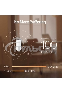 Бесшовный Mesh роутер TP-Link Deco M4 (DECO M4(3-PACK)) AC1200 10/100/1000BASE-TX (упак.:3шт)