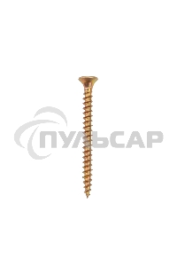 Саморез универсальный KRANZ 3х35, желтый цинк, короб (200 шт./уп.)