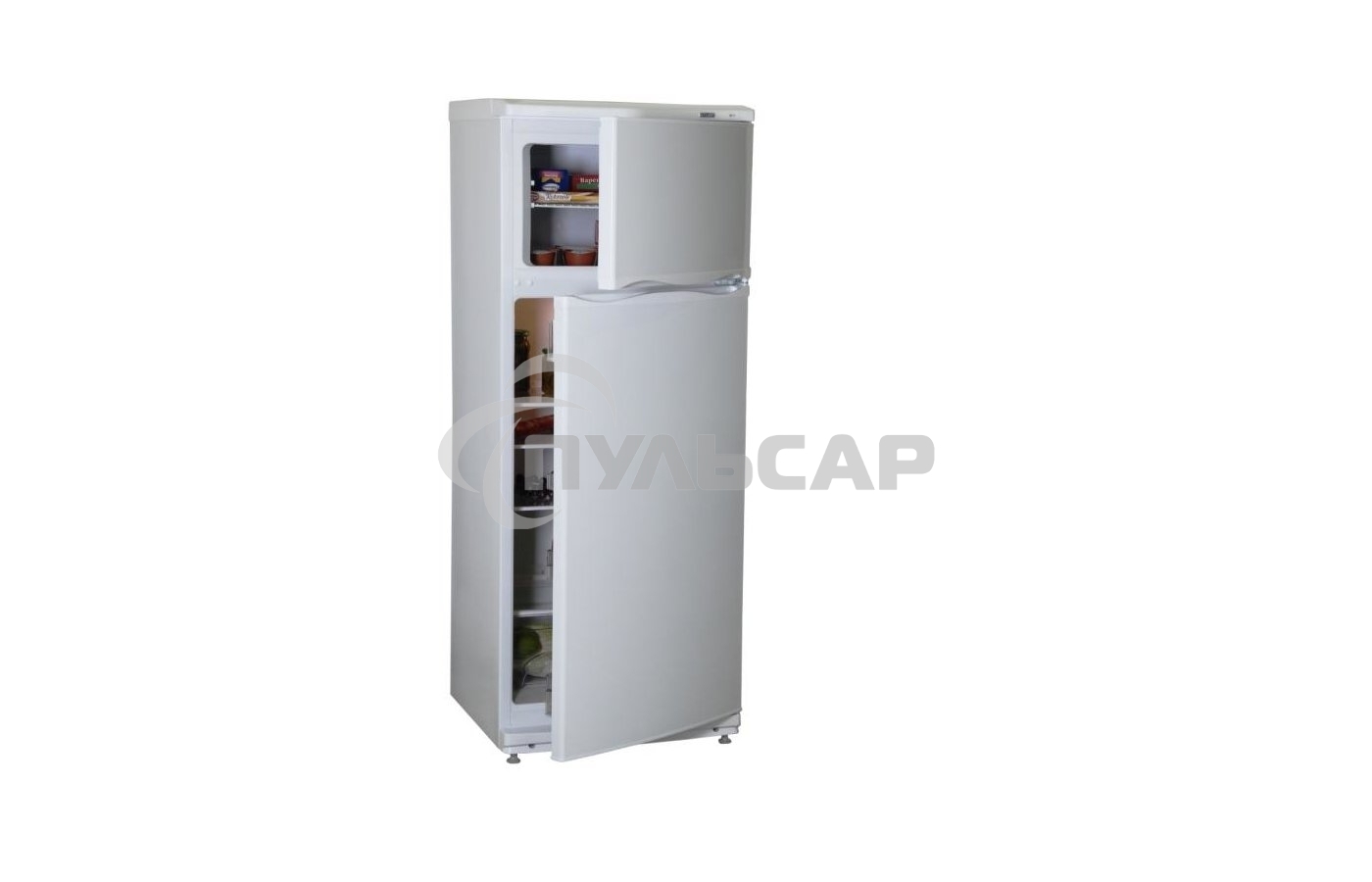 Холодильник Atlant МХМ-2808-90 белый двухкамерный 202/53л морозилка снизу