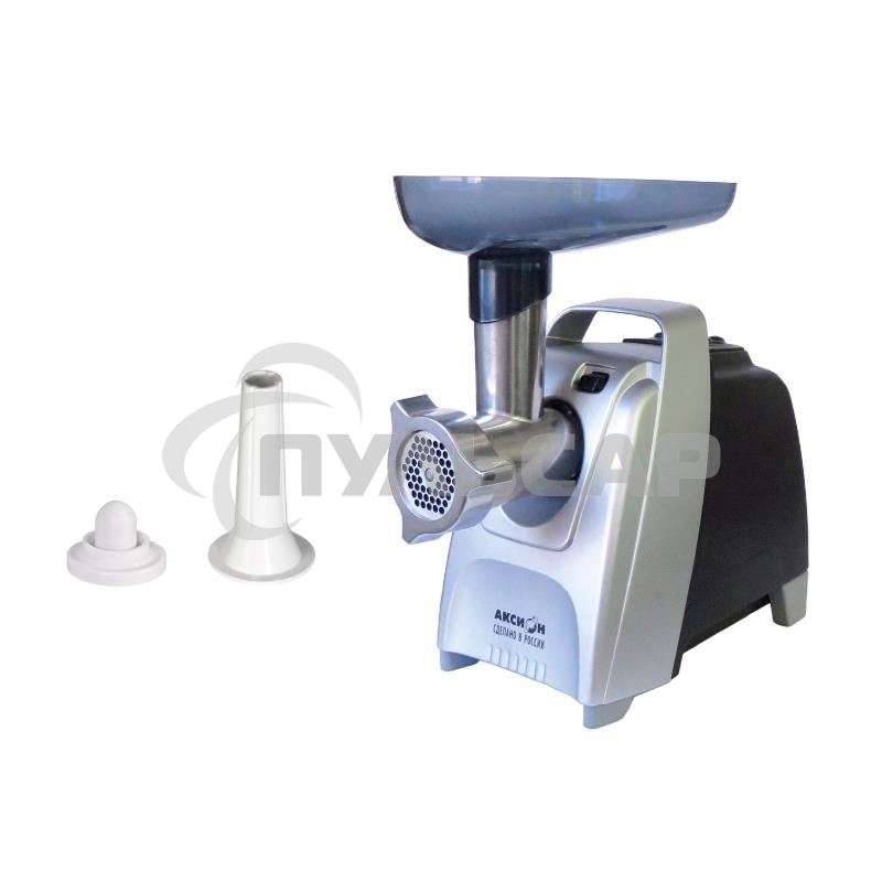 Мясорубка электрическая Аксион М61.01 черно-серебристая