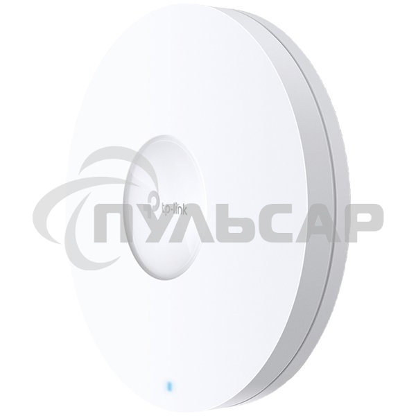 Точка доступа TP-Link 11AX dual-band ceiling access point, up to 1200 Mbit / s at 5 GHz and up to 574 Mbit / s at 2.4 GHz, 1 10/100/1000Mbps LAN port, support PoE 802.3at standard, support BSS coloring, Seamless Roaming, Mesh, Band Steering, Airtime Fairn