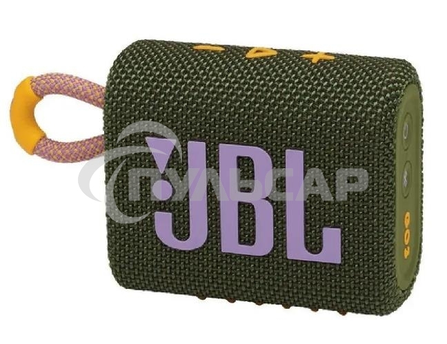 Портативная акустика JBL GO 3, зеленый