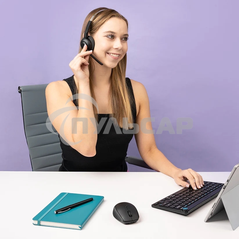 Гарнитура беспроводная GO Work Pop Wireless Headphones - черный