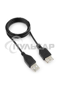 Кабель Гарнизон Кабель удлинитель USB 2.0, AM/AF, 1м, пакет (GCC-USB2-AMAF-1M)