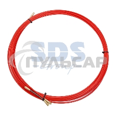 Протяжка кабельная (мини УЗК в бухте), стеклопруток, d=3,5 мм, 7 м красная Протяжка кабельная (мини УЗК в бухте), стеклопруток, d=3,5 мм, 7 м красная
