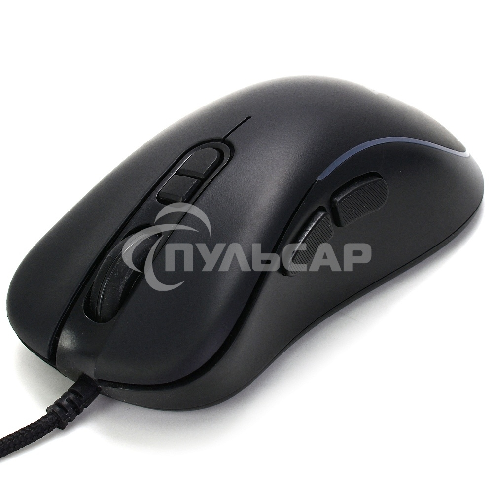 Мышь проводная Crown CMGM-902 черный, 7200 dpi, USB, кнопки - 7